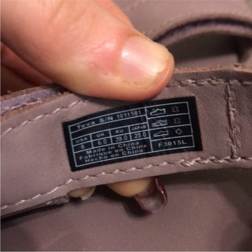 Teva Universal Leather Slide Lavender Purple - Picture 3 of 8